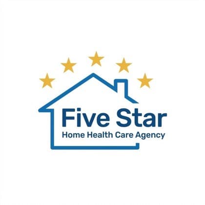 Home care: caregiver with a client in a comfortable home setting